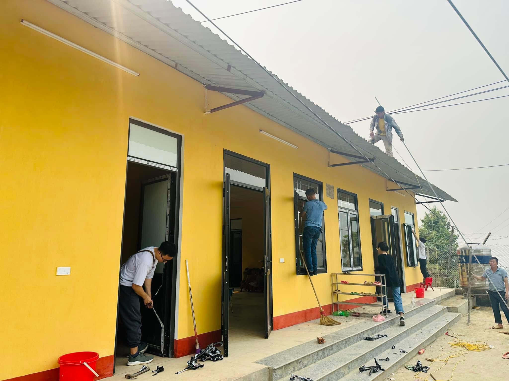 L'école a été achevée et mise en service