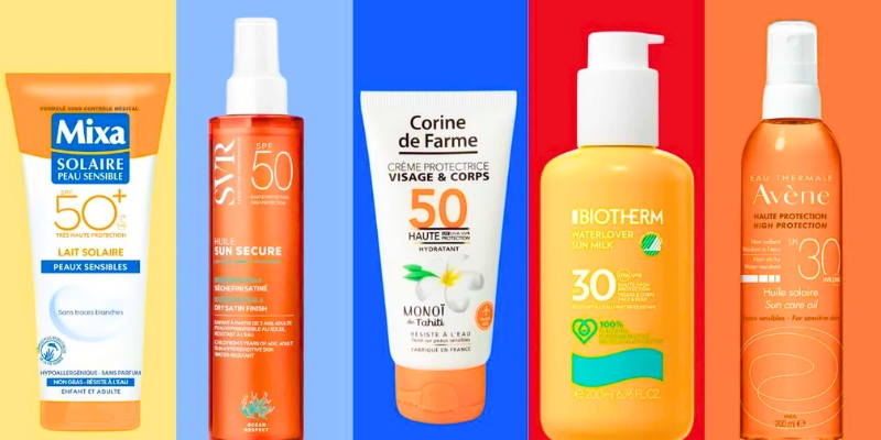 Les 5 crèmes solaires sans danger recommandées par l'UFC