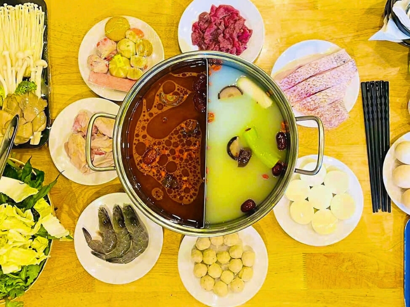 Lâu xuyên tiêu (Fondue épicée au poivre sauvage)
