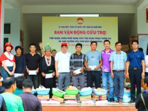 Soutien aux habitants de Son La et Diên Biên après le typhon Wipha – Août 2025